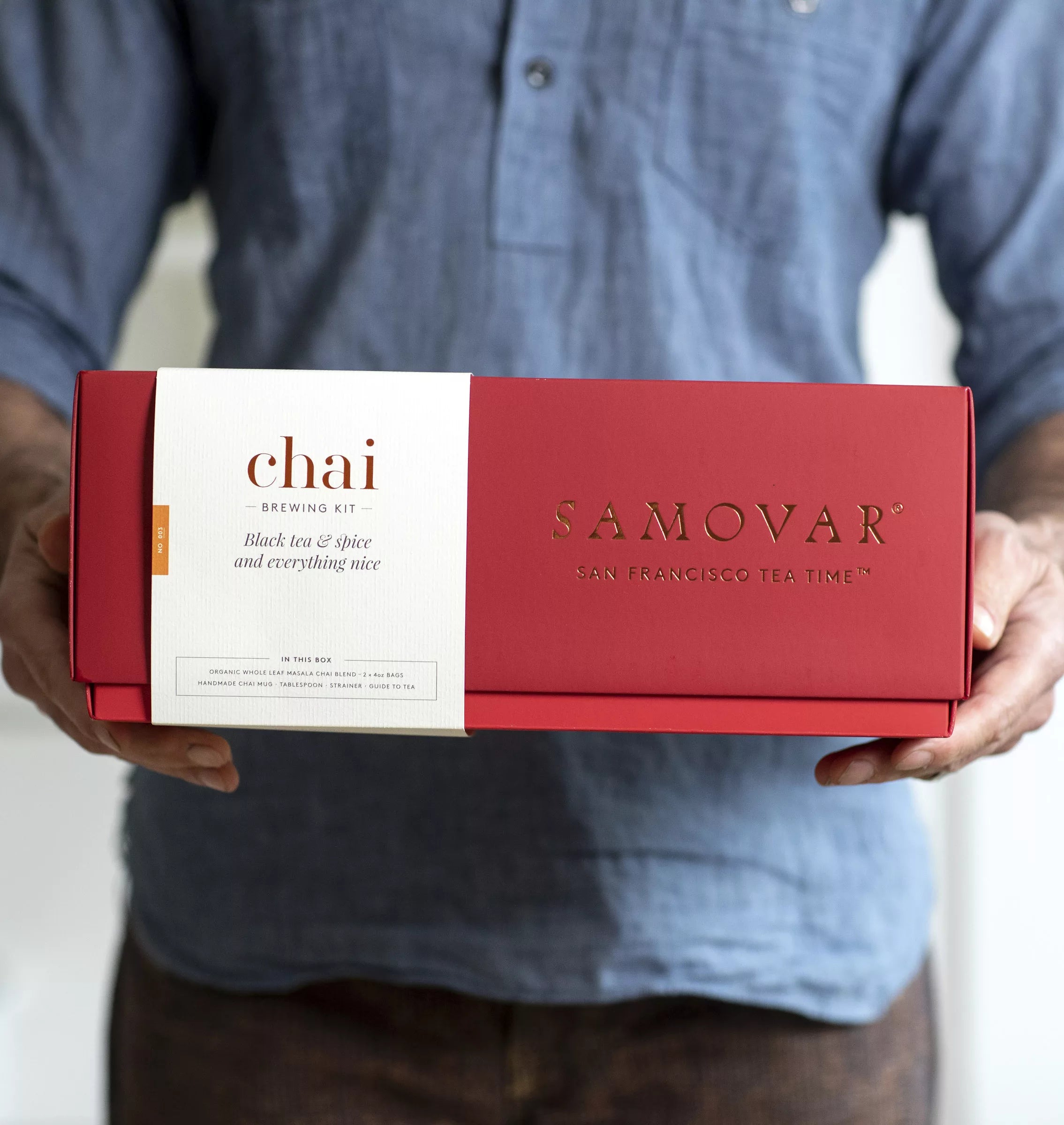 Chai Brewing Kit - In Hands