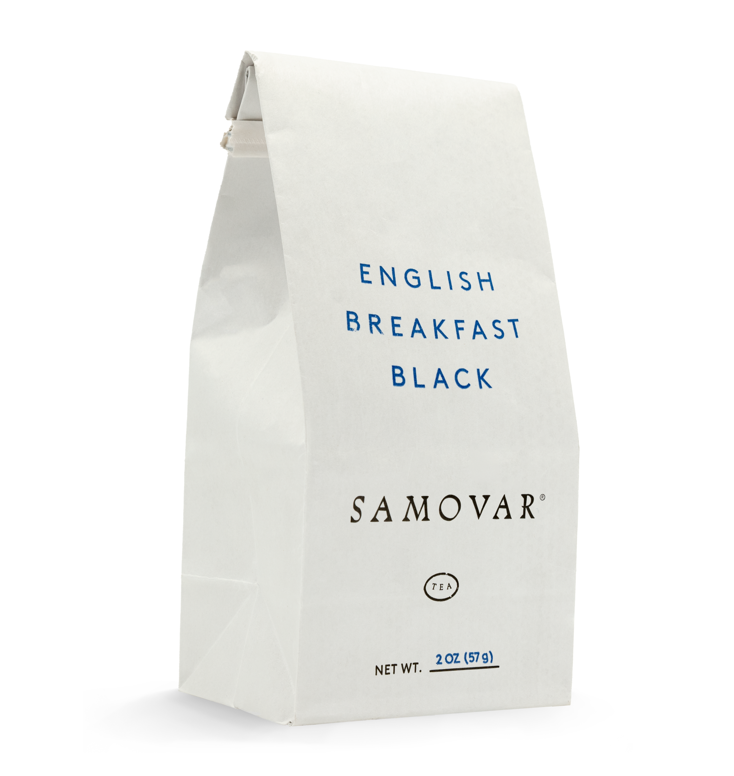 An English Breakfast tea bag, evoking the warmth of a traditional tea moment.
